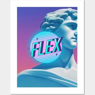 Vaporwave sculpture aesthetic flex Posters and Art